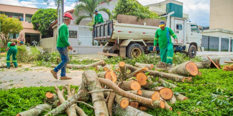 Secretaria de Obras e Serviços Urbanos realiza ações para minimizar efeitos das chuvas em Linhares