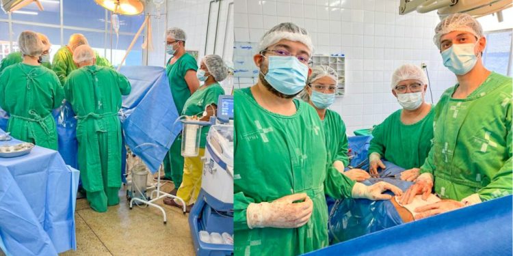 Hospital Geral de Linhares realiza cirurgia inédita de hepactomia para retirada parcial do fígado